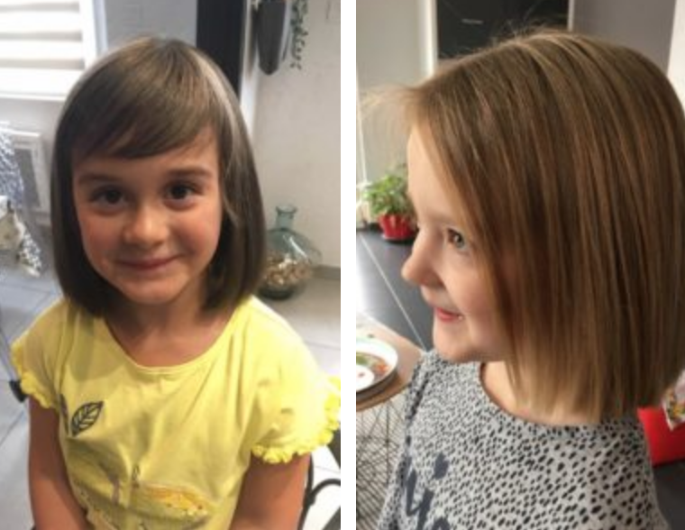 Coupe petite fille , un brushing comme maman…